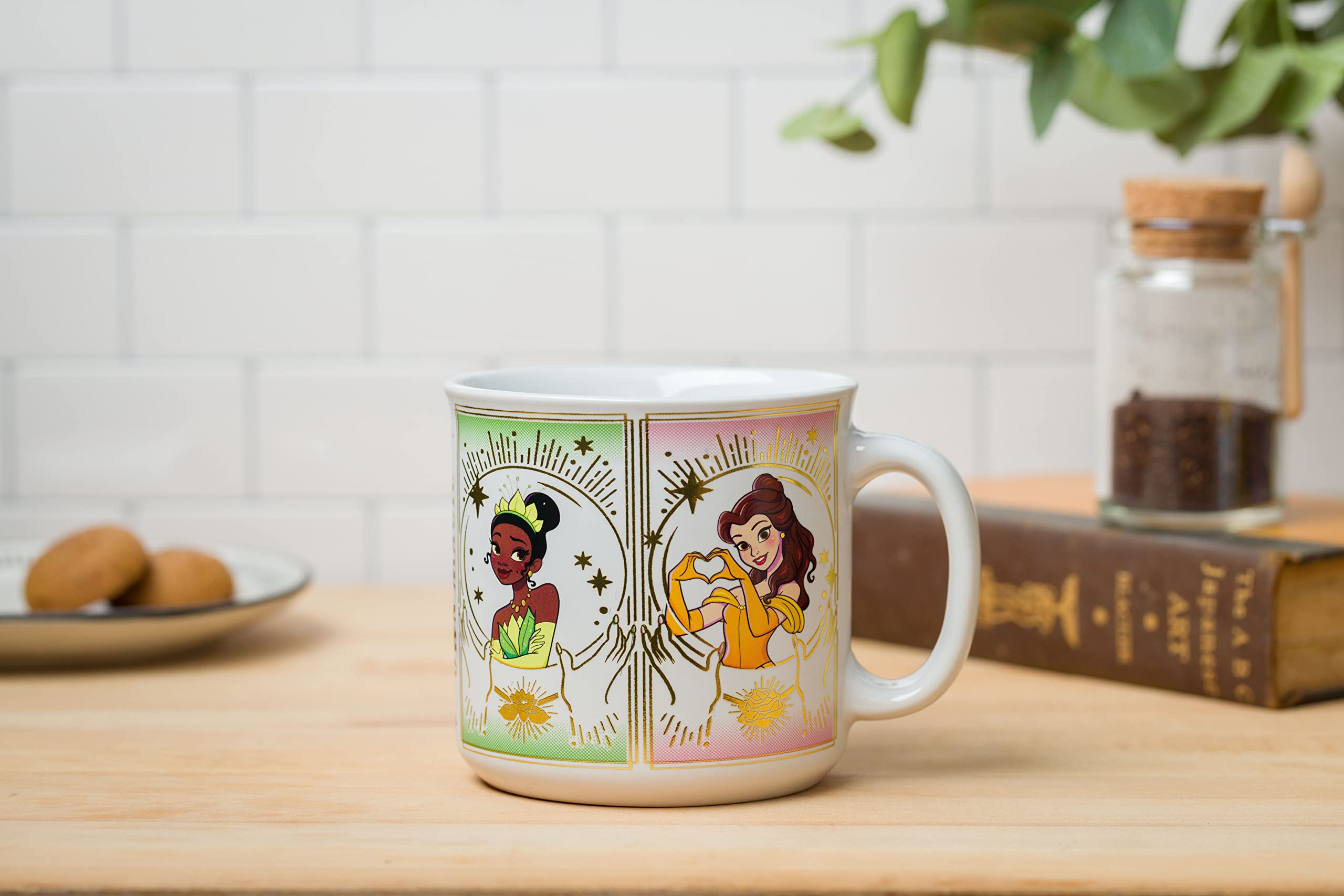 Foto 6 pulgar | Taza De Cerámica Camper Silver Buffalo Disney Princess 600 Ml - Venta Internacional.