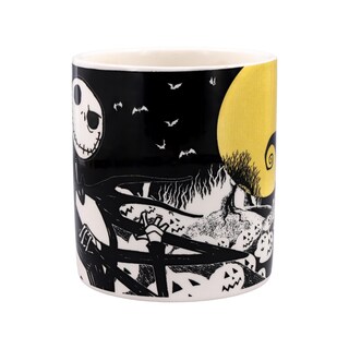 Foto 4 | Taza De Cerámica Plateada Buffalo Disney Nightmare Before Christmas - Venta Internacional.
