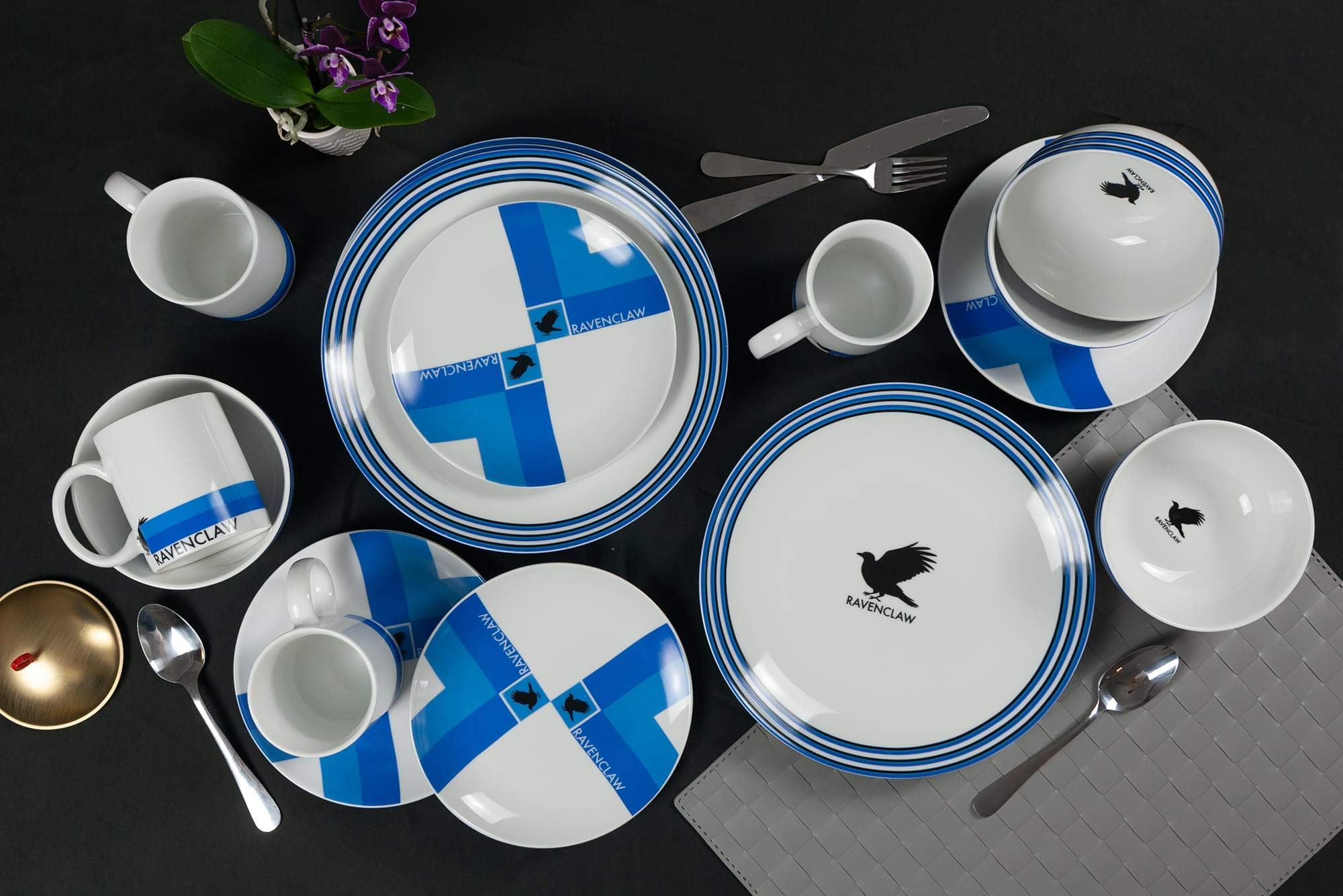 Foto 7 pulgar | Juego De Vajilla Harry Potter Ravenclaw 16 Piezas De Porcelana - Venta Internacional.