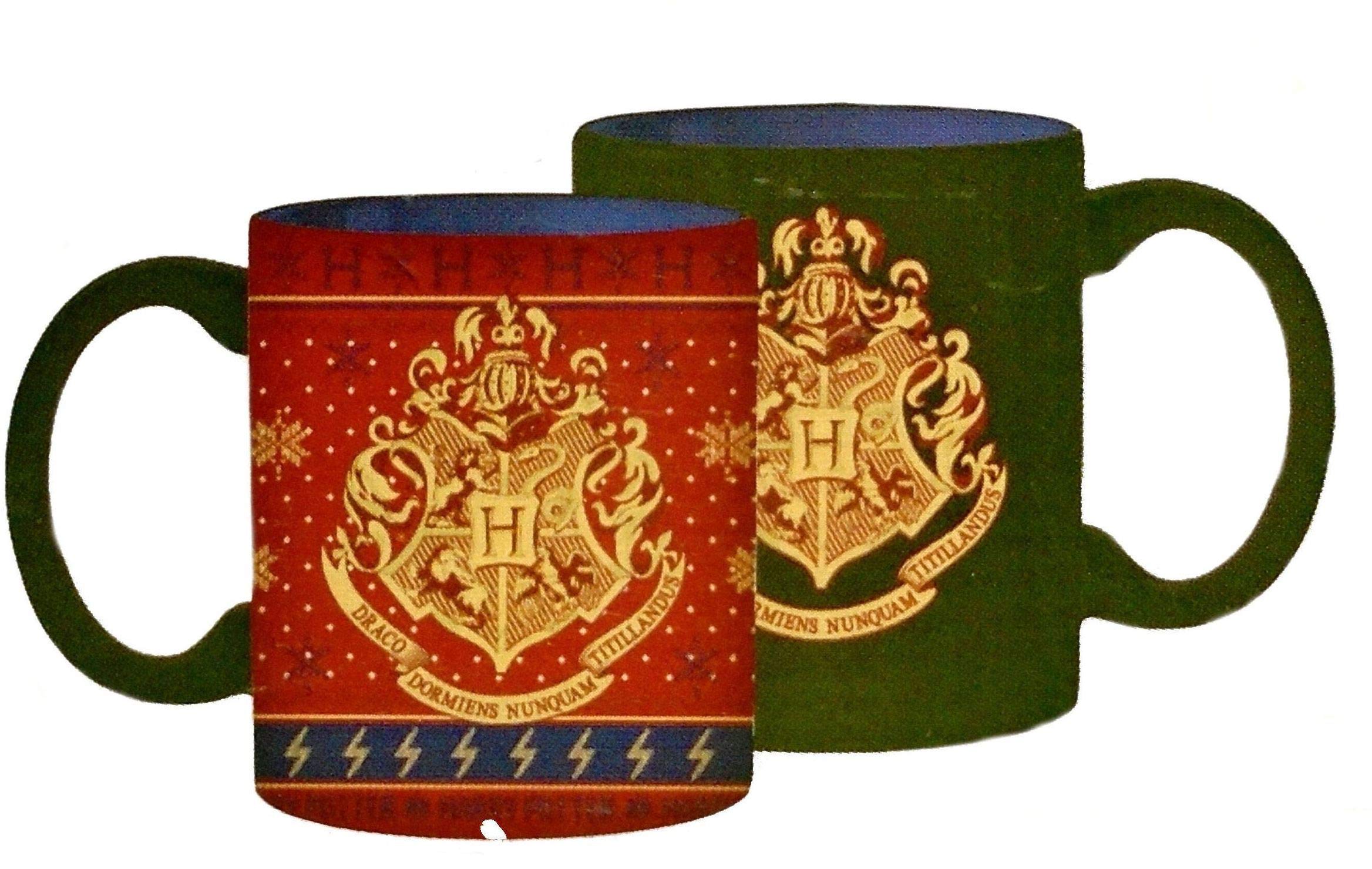 Foto 2 pulgar | Taza Plateada Con El Escudo De Harry Potter De Hogwarts De Buffalo Heat-reveal - Venta Internacional.