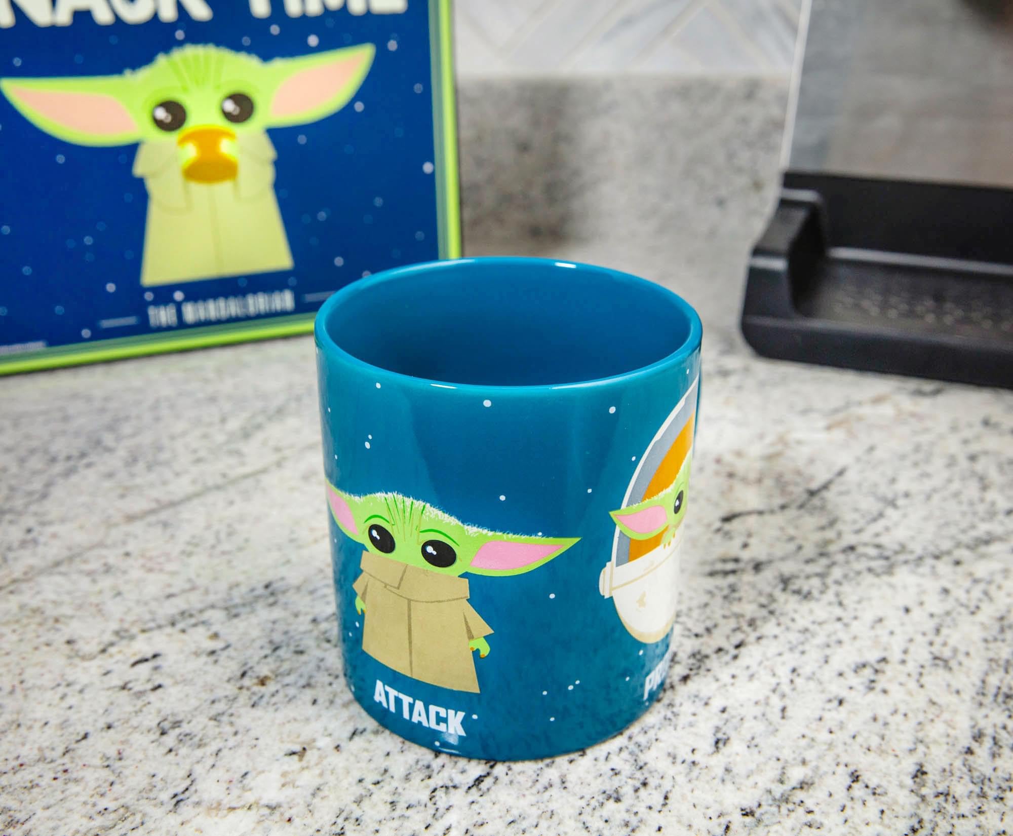Foto 5 pulgar | Taza De Café Silver Buffalo Star Wars The Mandalorian Baby Yoda - Venta Internacional.