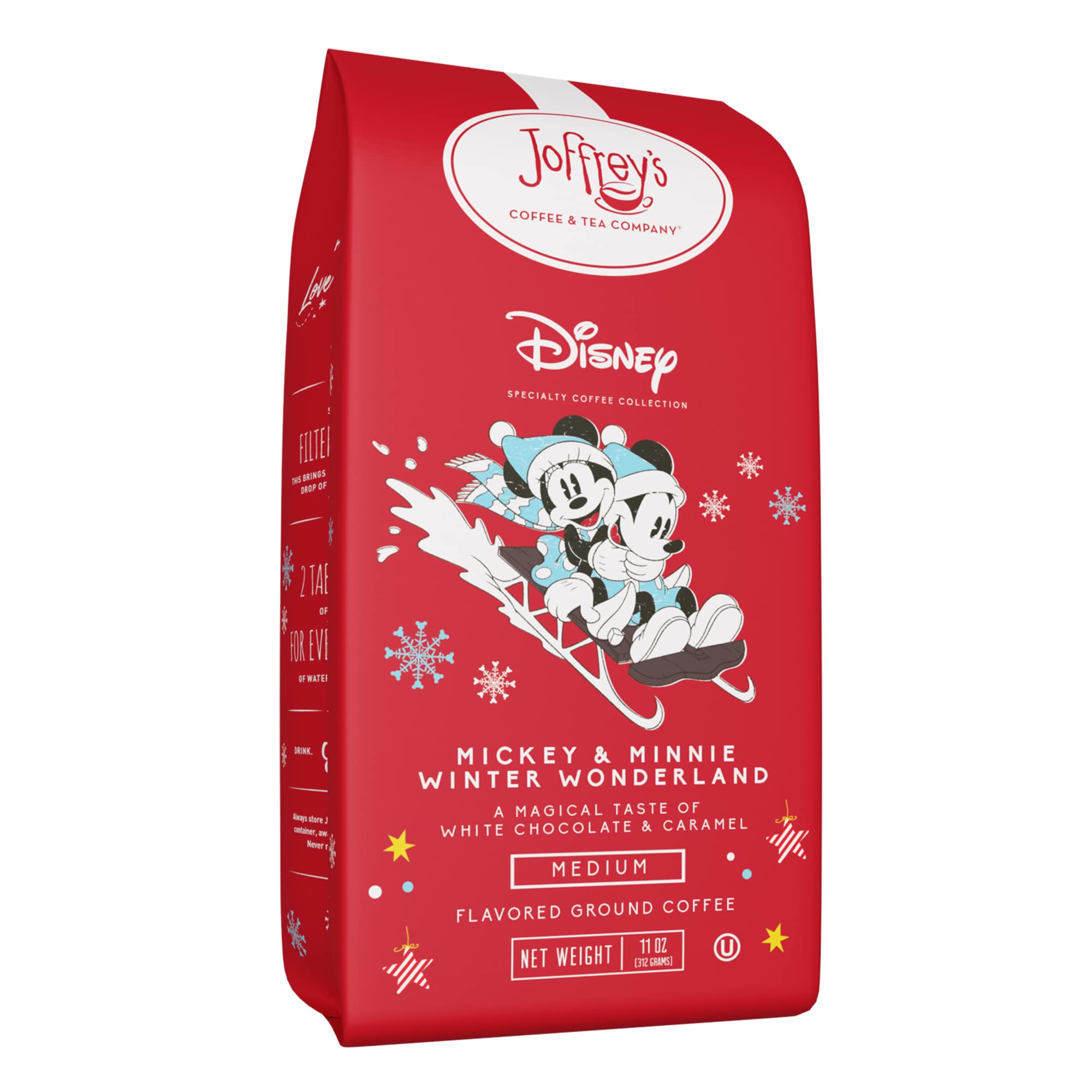 Foto 2 pulgar | Café Joffrey's Disney Mickey & Minnie Winter Wonderland 325 Ml - Venta Internacional.