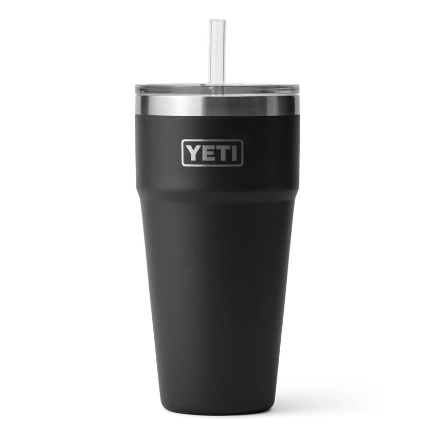 Yeti Rambler 26 Oz Cup con Straw Lid color Negro