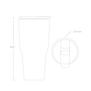 Foto 2 | 2 Piezas Termo Vaso Para Bebidas De 30oz Galaxia Acero Inoxidable De Doble Pared Galaxia Azul