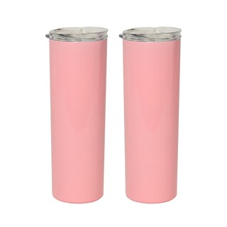 Foto 1 | 2 Piezas Termo para Bebidas de Acero Inoxidable Iliosinnova 20oz Rosa