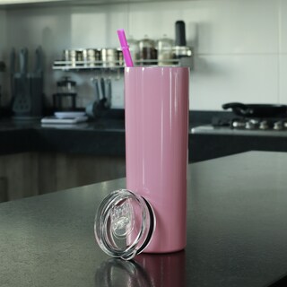 Foto 3 | 2 Piezas Termo para Bebidas de Acero Inoxidable Iliosinnova 20oz Rosa