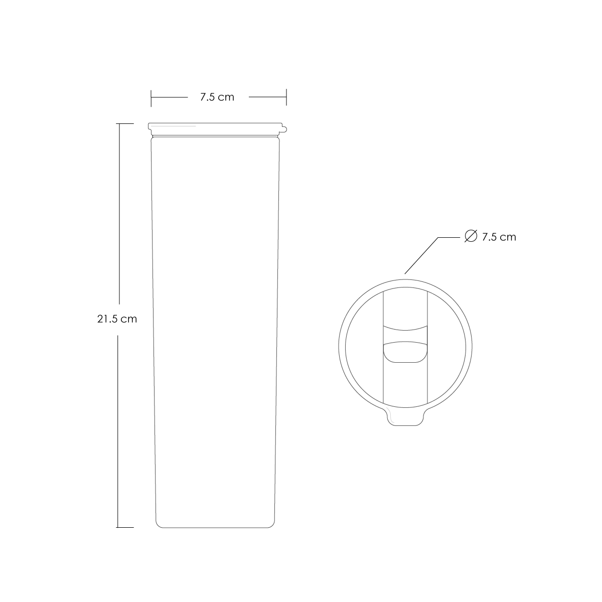 Foto 3 pulgar | Termo Vaso para Bebidas de 20oz  Acero Inoxidable de Doble Pared color Lila - 2 Piezas