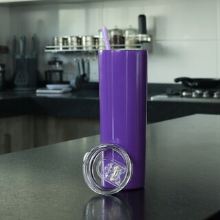 Foto 3 | 2 Piezas Termo Vaso para Bebidas Iliosinnova De 20 oz Acero Inoxidable De Doble Pared Lila