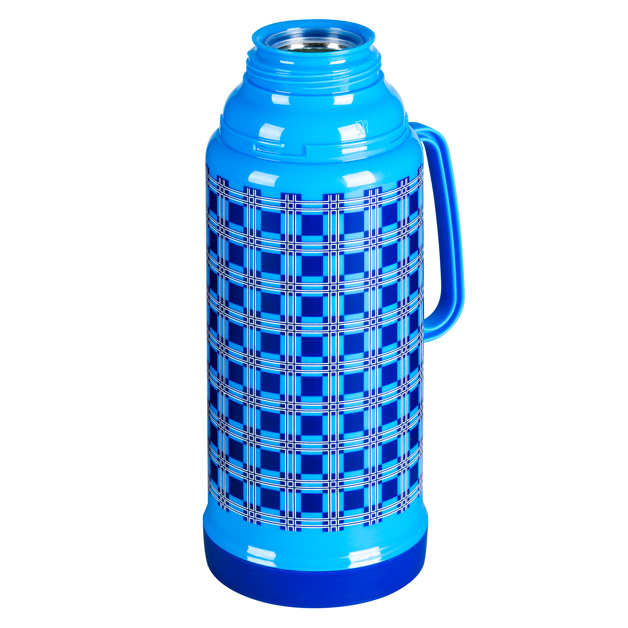 Foto 4 pulgar | Termo Escocés De 1 l Ekco Classic De Ampolla De Vidrio Color Azul Con Tapa-Taza Anti Derrame