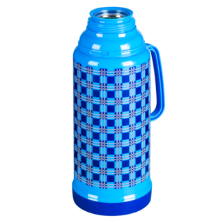 Foto 3 | Termo Escocés De 1 l Ekco Classic De Ampolla De Vidrio Color Azul Con Tapa-Taza Anti Derrame