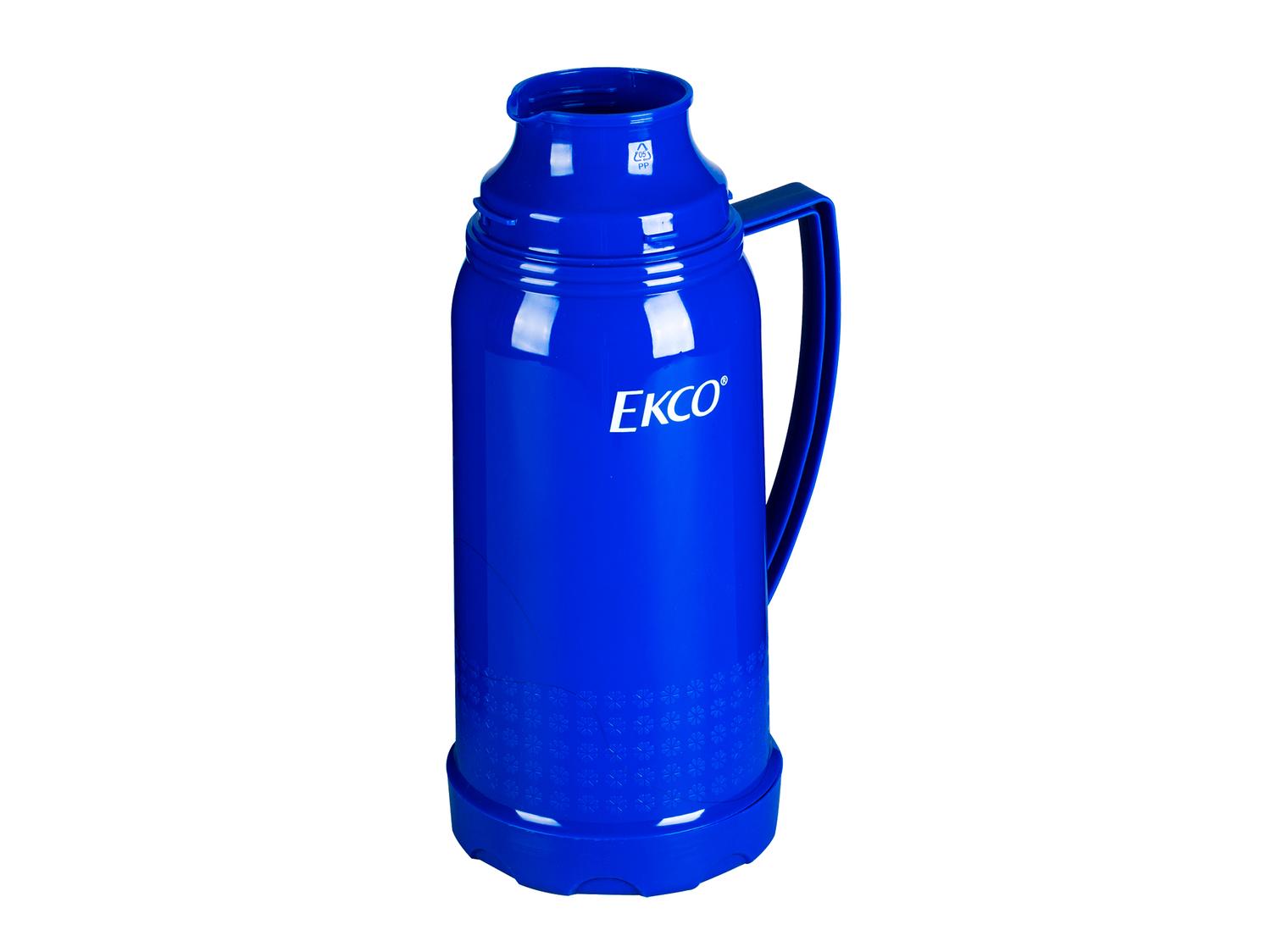 Foto 4 pulgar | Termo De 1 l Ekco Classic De Ampolla De Vidrio Color Azul Con Tapa-Taza Anti Derrames