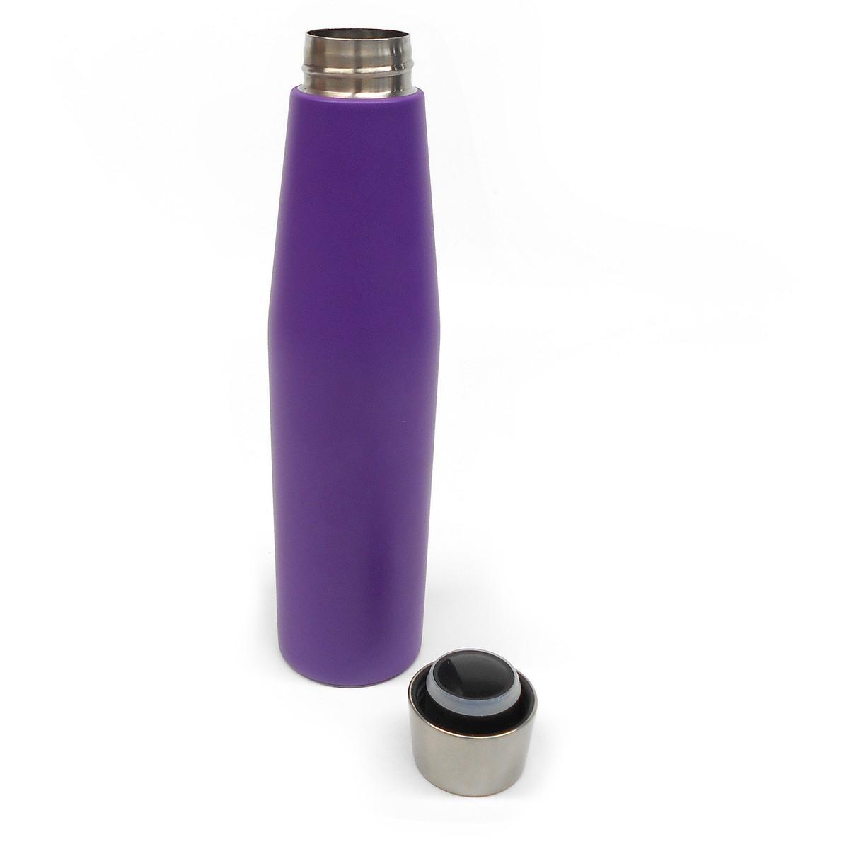 Foto 4 pulgar | Termo Romboide de Acero Inoxidable de 500 ml color Morado