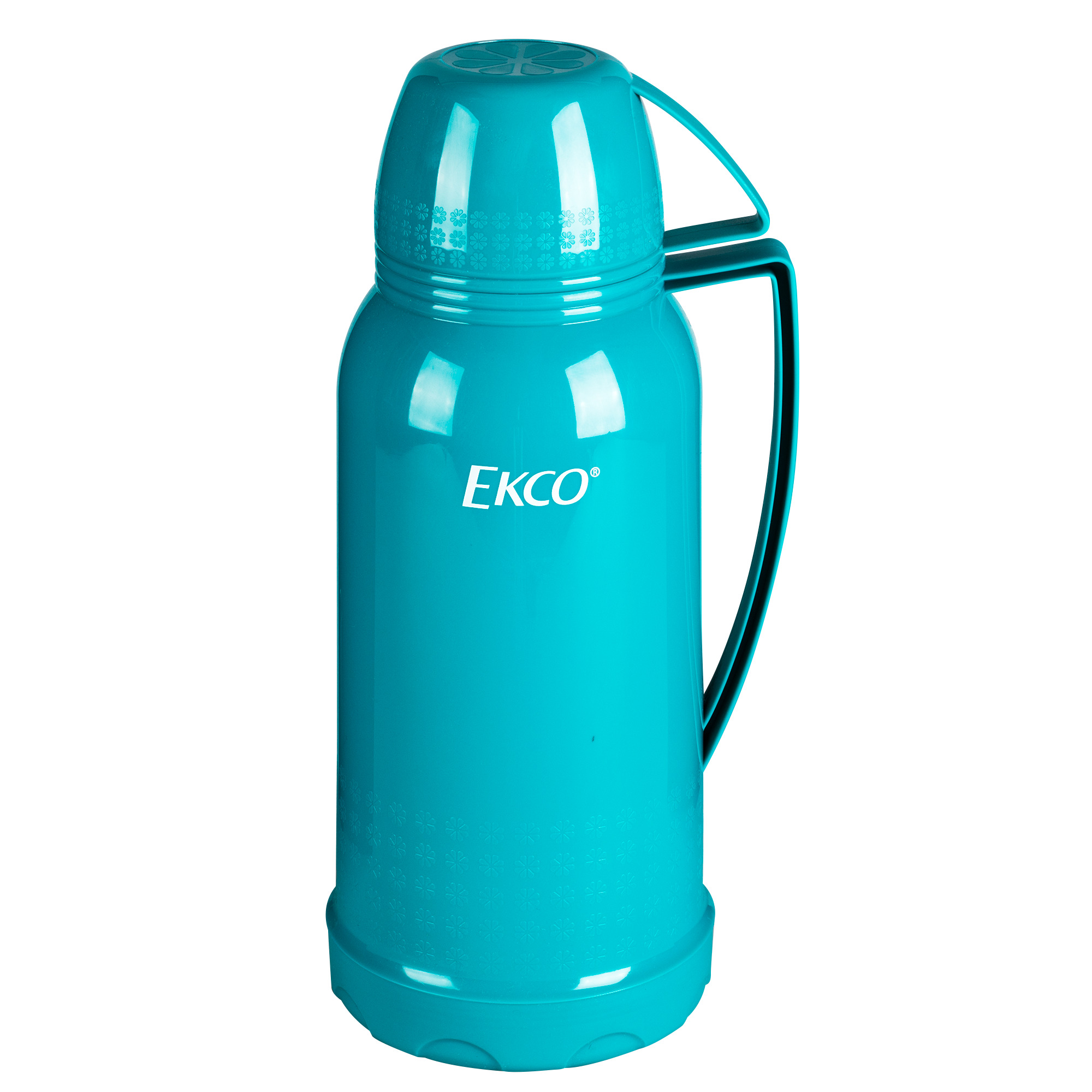 Foto 2 pulgar | Termo de 1.8 Litros Ekco Classic de Ampolla de Vidrio color Azul con Tapa-taza y Tapa Anti-derrames