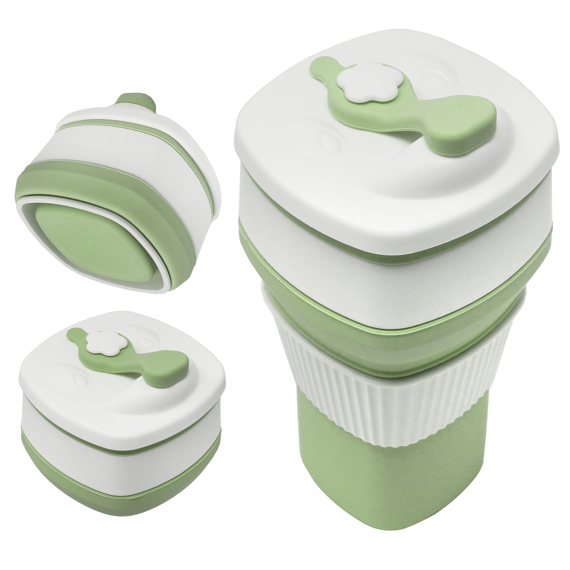 Foto 2 | Termo Taza Plegable Aquila Meimia 300 ml Verde