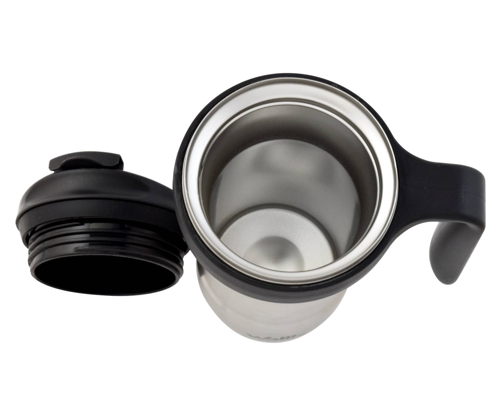 Foto 5 pulgar | Taza Wallis Térmica con Protector Antiderrames Tapa Rosca 350 ml color Plata