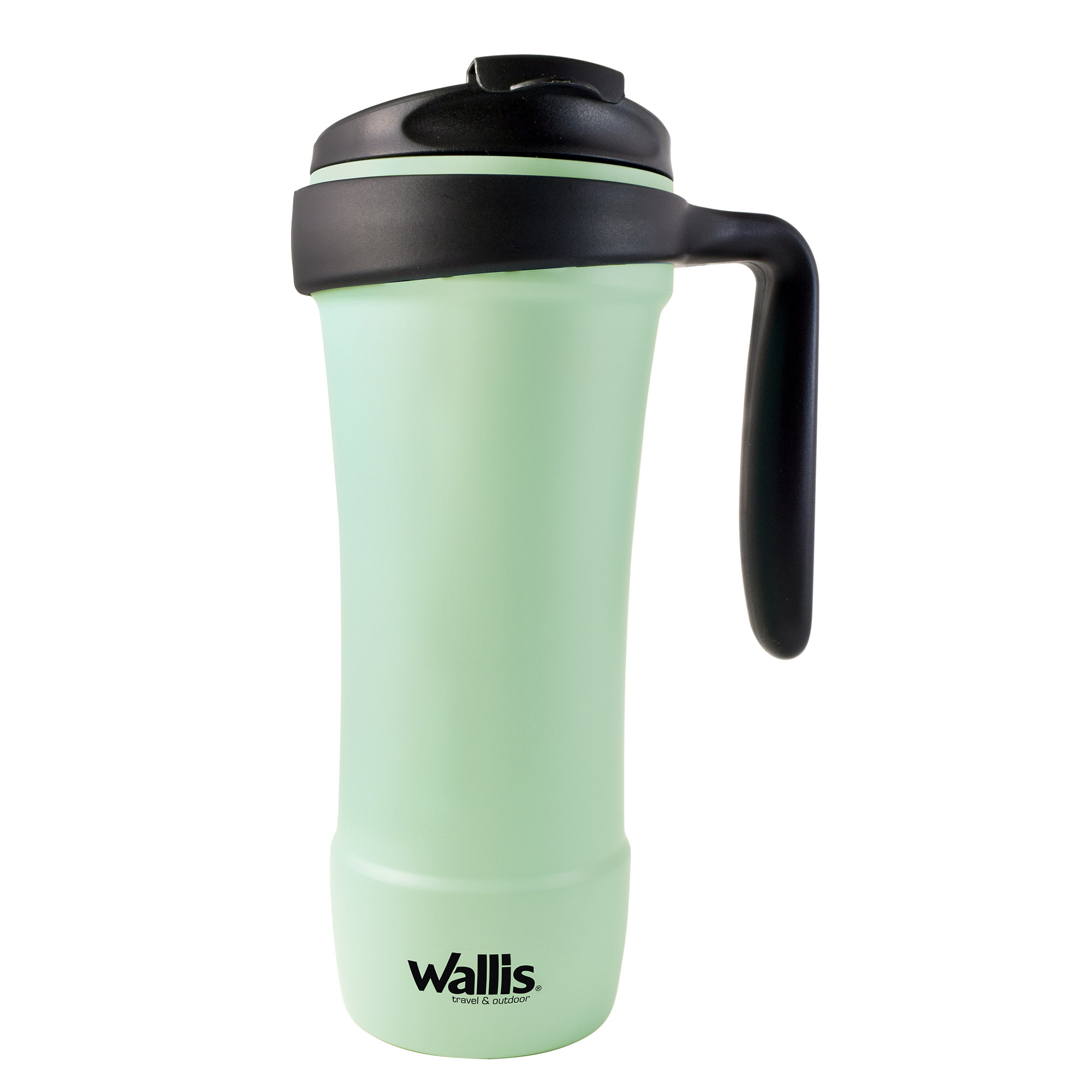 Foto 2 pulgar | Taza Wallis Térmica con Protector Antiderrames Tapa Rosca 470 ml color Verde