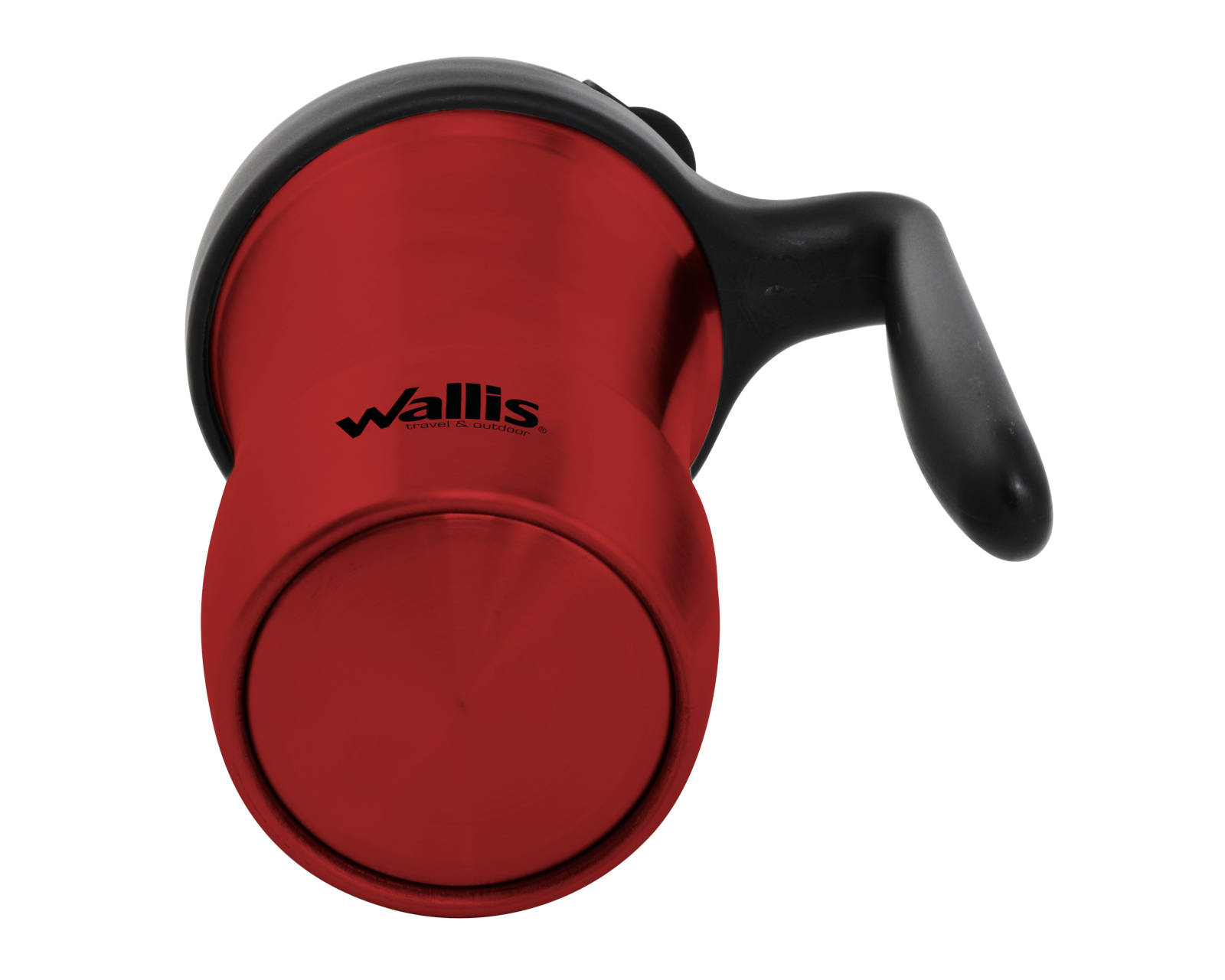 Foto 4 pulgar | Taza Térmica con Protector Antiderrames Tapa Rosca 350 ml color Rojo Metálico