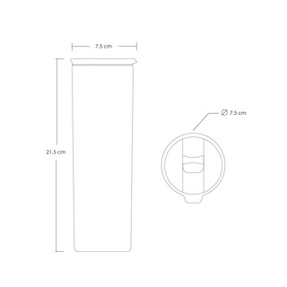 Foto 2 | Termos Vaso para Bebidas de Acero Inoxidable Doble Pared Ilios Innova 12 Piezas