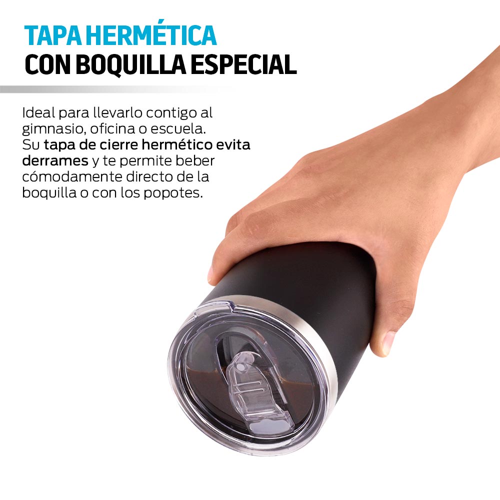 Foto 4 | Termos De Acero Inoxidable Vaso Térmico Doble Pared 2 Piezas Redlemon