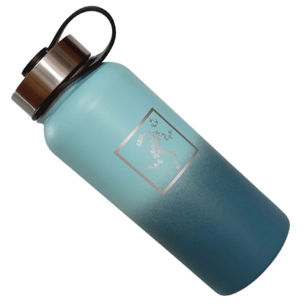 Termo para Café CHIC FANTASY FIT01-BG color Azul de Acero Inoxidable con Aislamiento 32 OZ 947 ML Térmico