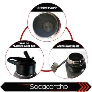 Foto 4 | Termo para Café CHIC FANTASY FIT01-BG color Azul de Acero Inoxidable con Aislamiento 32 OZ 947 ML Térmico