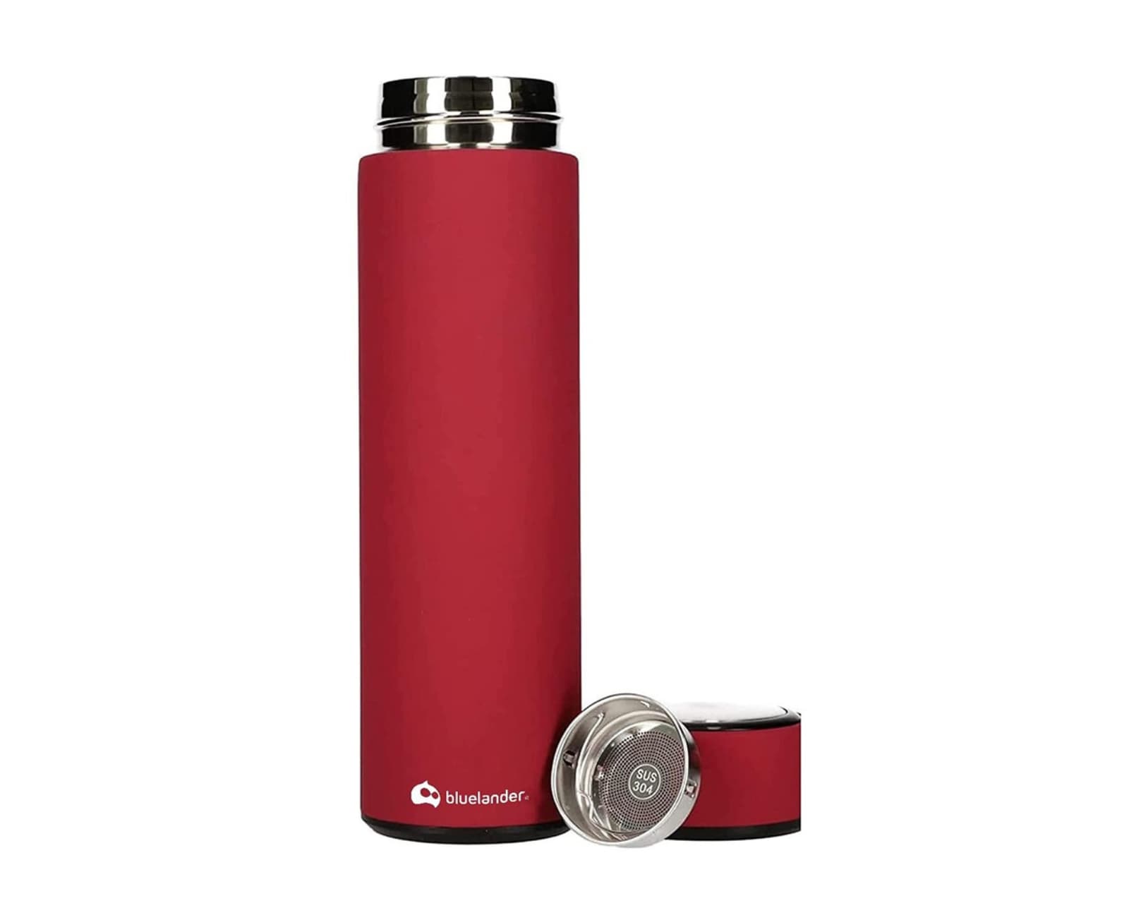 Termo de Acero Inoxidable Bluelander color Rojo de 500 ml $209