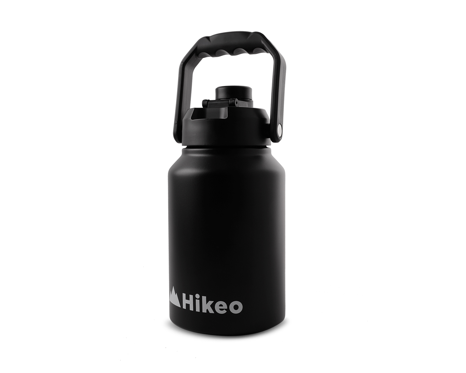 Termo Hikeo 83146-Bl color Negro de Acero Inoxidable Doble Pared Aislante Extra Grande 1.89 L