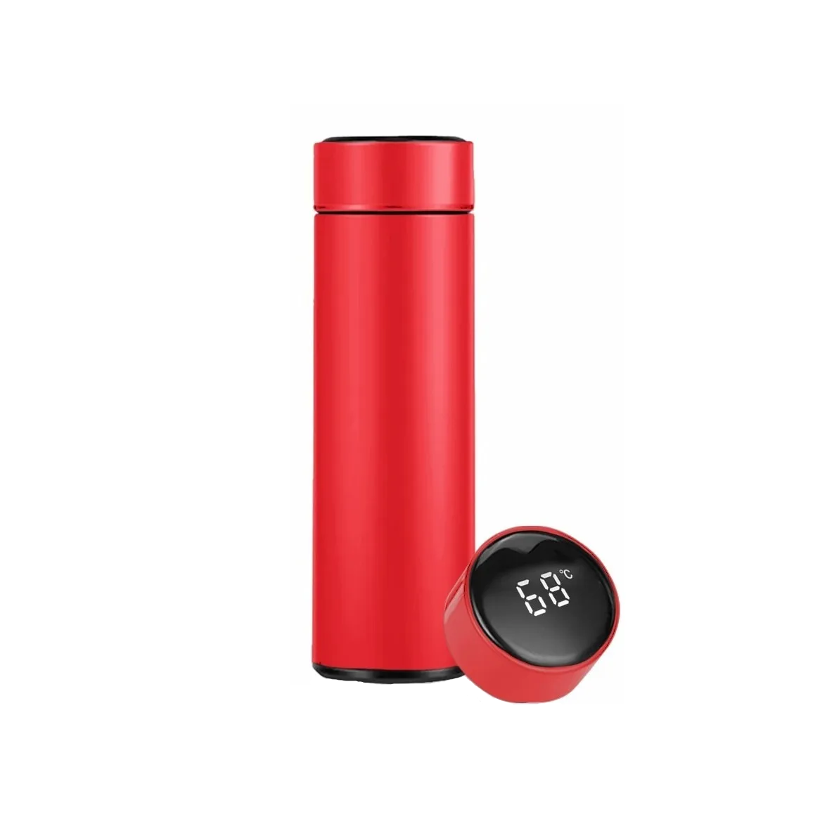 Foto 2 pulgar | Termo Digital 500ml Eo Safe Imports Esi-3275 color Rojo