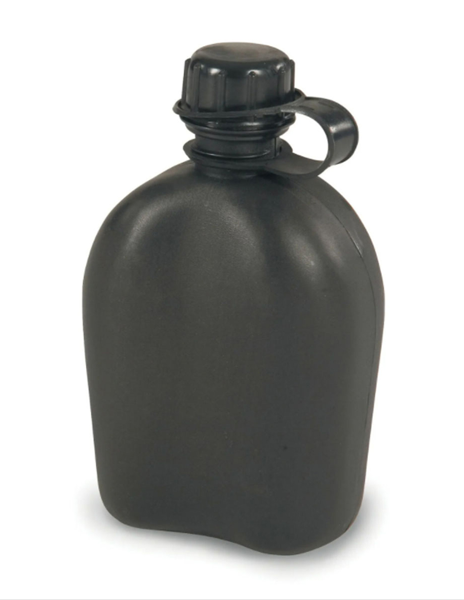 Cantimplora Compacta De 1lt Color Negro