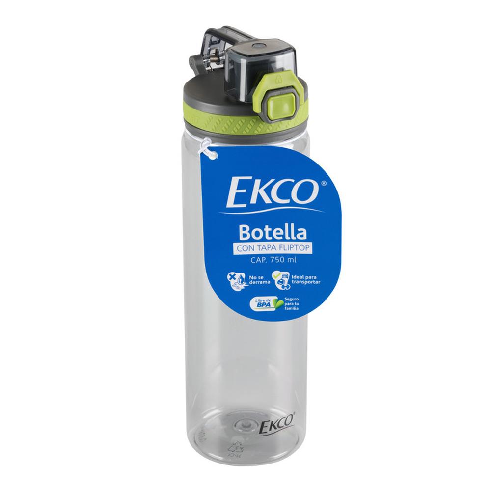 Foto 5 pulgar | Botella para Agua Ekco 45951 color Verde con Tapa Fliptop 750 ML