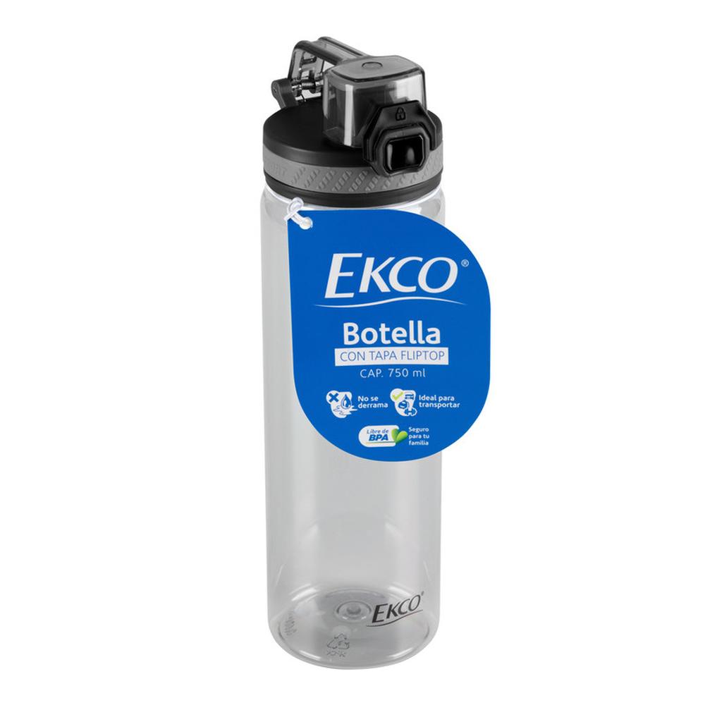 Foto 5 pulgar | Botella para Agua Ekco 45944 color Gris 750 ML con Tapa Fliptop