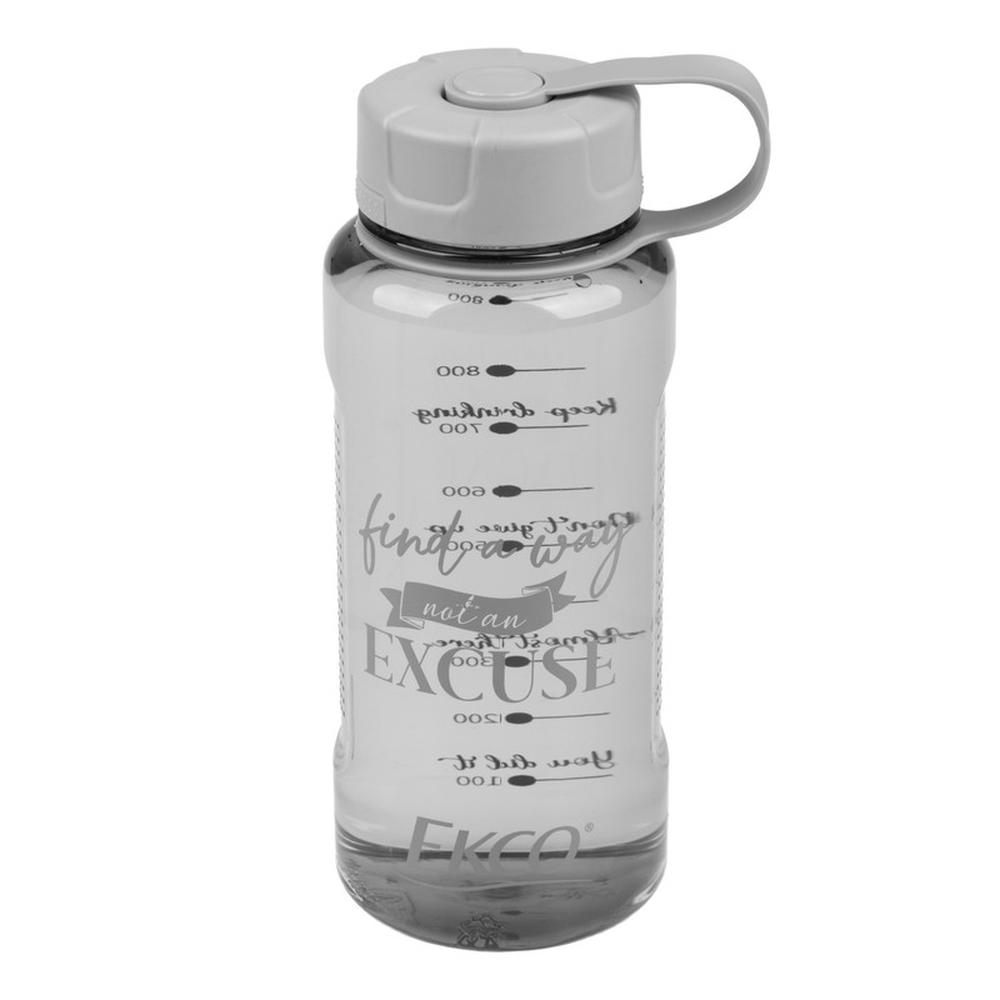 Foto 4 | Botella de Agua Ekco 28718 color Gris Motivacional con Tapa de Rosca 1 L