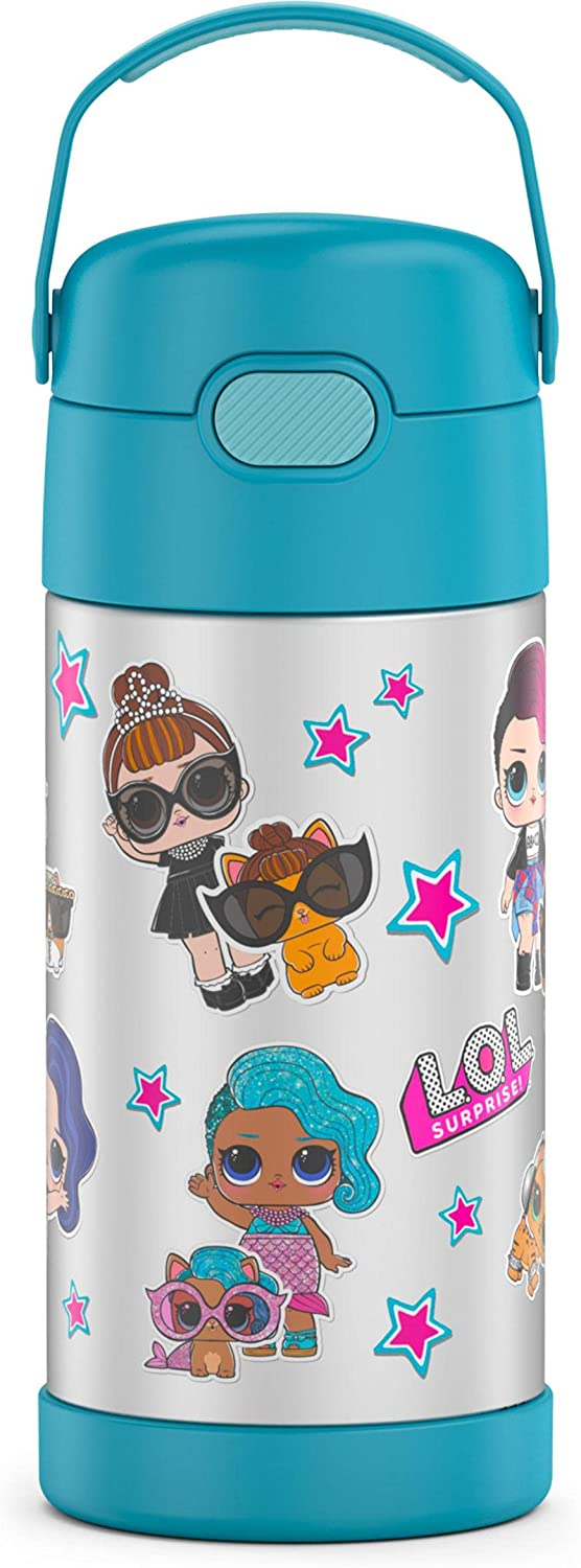 Venta Internacional - Thermos Funtainer 12 Onzas De Acero Inoxidable Botella De Paja Para Niños Con Aislamient