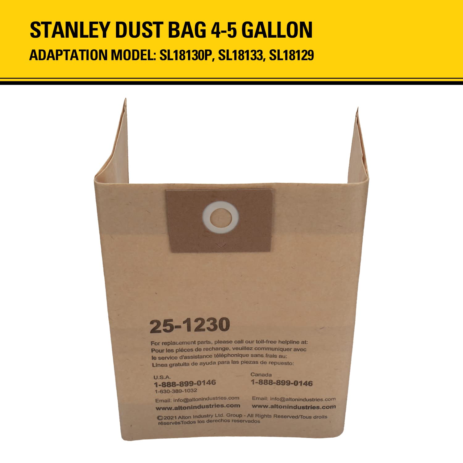 Foto 5 pulgar | Bolsa De Filtro Stanley 25-1230 18-19 L Para Aspiradora Húmeda Y Seca, Paquete De 3 - Venta Internacional.
