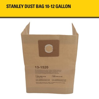 Foto 3 | Bolsa De Filtro Desechable Para Aspiradora Húmeda Y Seca De 10 Galones Stanley - Venta Internacional.
