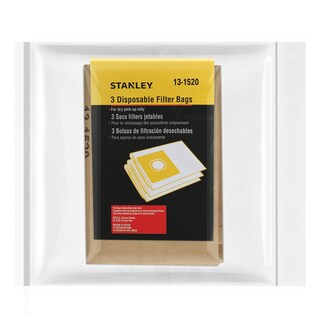 Foto 4 | Bolsa De Filtro Desechable Para Aspiradora Húmeda Y Seca De 10 Galones Stanley - Venta Internacional.