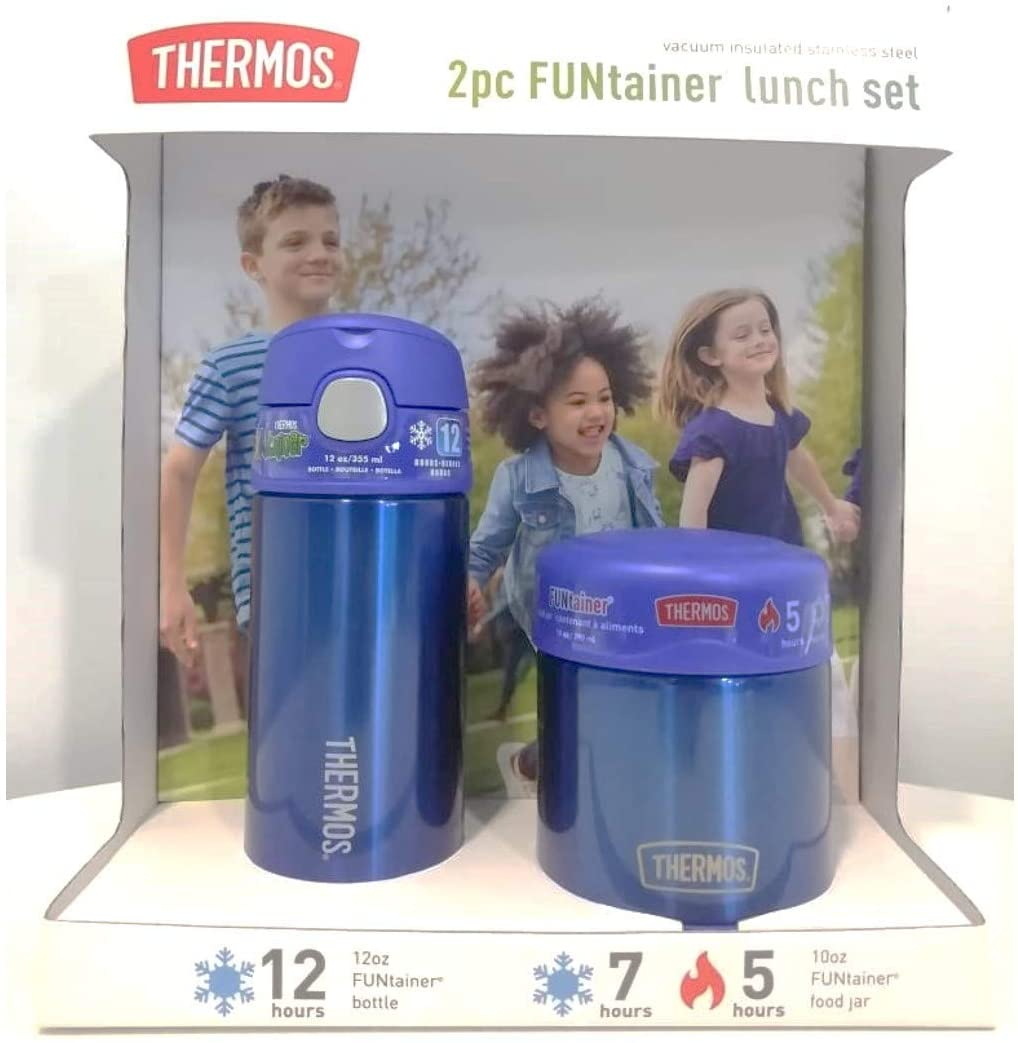 Foto 2 pulgar | Venta Internacional - Thermos Funtainer Lunch Bottle And Food Jar Para Niños Lavavajín Gratis Bpa Safe, 2 Pc (