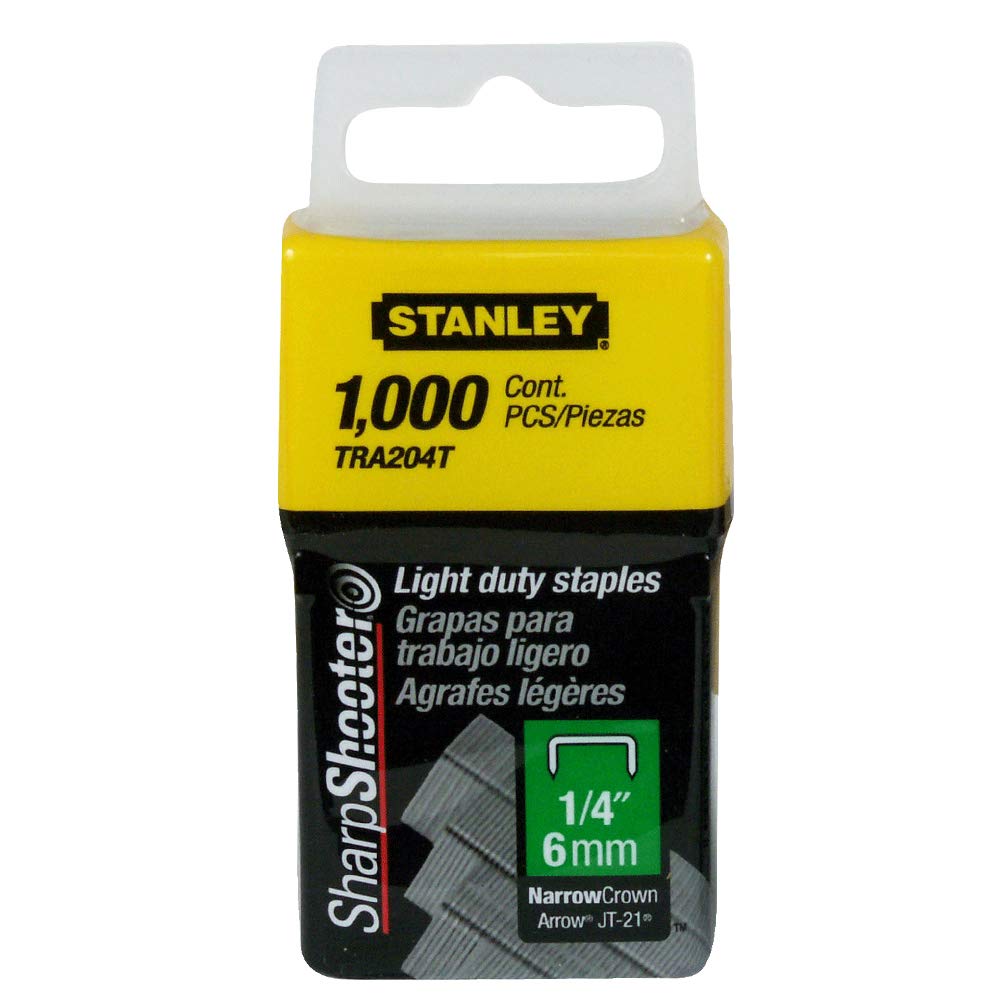 Foto 2 | Staples Stanley Tra204t 1000, Corona Estrecha Y Ligera De 1/4 Pulgadas - Venta Internacional.