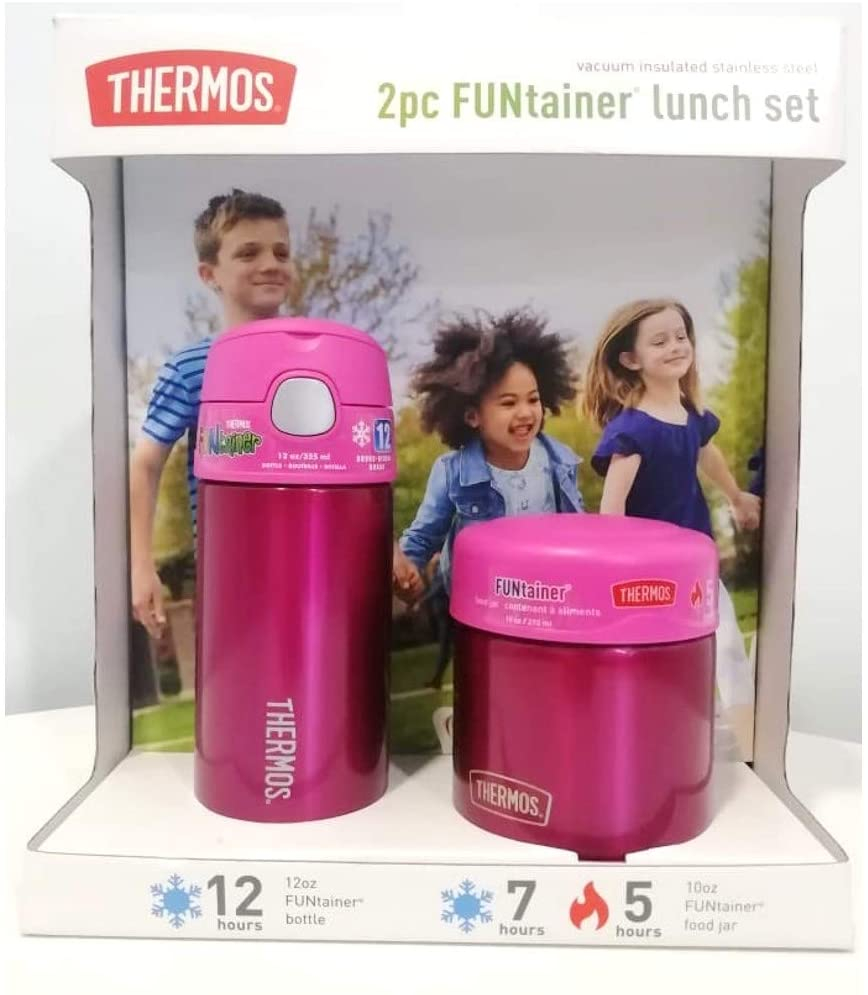 Foto 2 pulgar | Venta Internacional - Thermos Funtainer Lunch Bottle And Food Jar Para Niños Safe Lavavajador Gratis, 2 Pc (ro