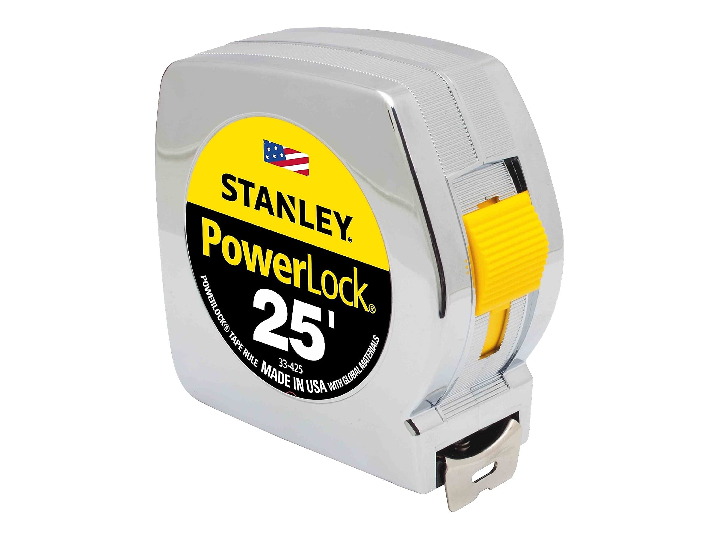 Foto 3 pulgar | Cinta Métrica Stanley Powerlock Ii Power Return De 25 Pies/7,6 M - Venta Internacional.