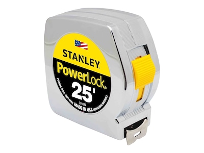 Foto 2 | Cinta Métrica Stanley Powerlock Ii Power Return De 25 Pies/7,6 M - Venta Internacional.
