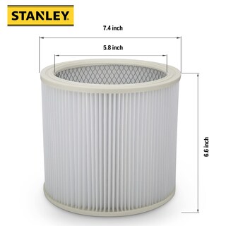 Foto 4 | Filtro De Cartucho Stanley 08-2501 Para Aspiradora Húmeda Y Seca De 18 A 68 Litros - Venta Internacional.