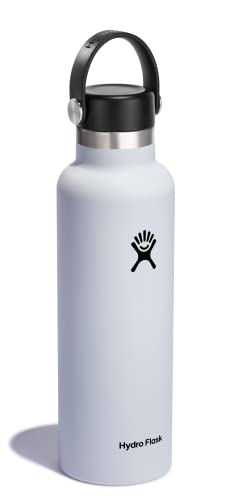 Foto 4 pulgar | Venta Internacional - Botella De Agua Hydro Flask Standard Mouth 621 Ml, Color Blanco