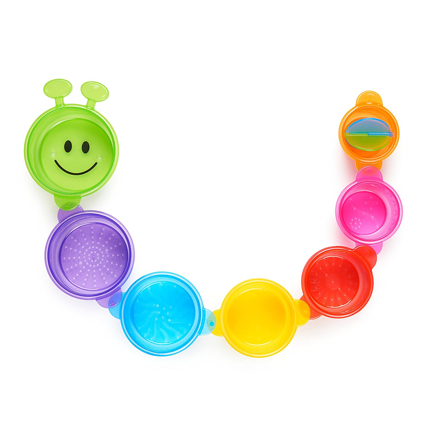 Venta Internacional - Munchkin Caterpillar Spillers Apilando Y Tazas De Tazas De Baño