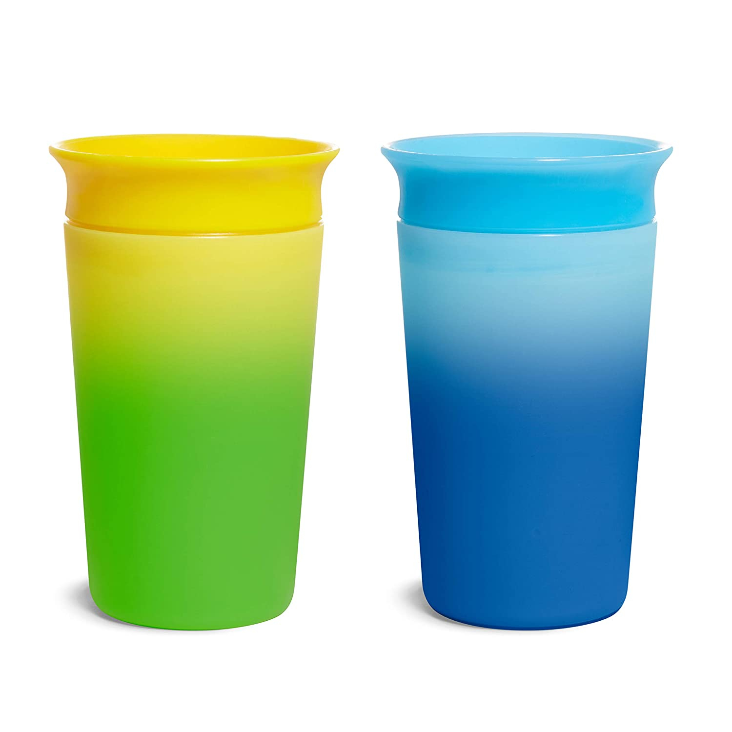 Foto 2 pulgar | Venta Internacional - Munchkin Miracle 360 ​​cambio De Color Cuppy Cup, 9 Oz, 2 Paquete, Azul/amarillo