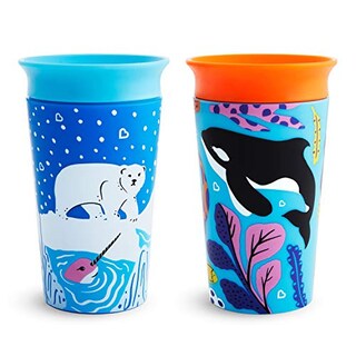 Foto 1 | Venta Internacional - Munchkin Miracle 360 wildlove Sippy Cup, 9 Onzas, 2 Paquete, Oso Polar/orca