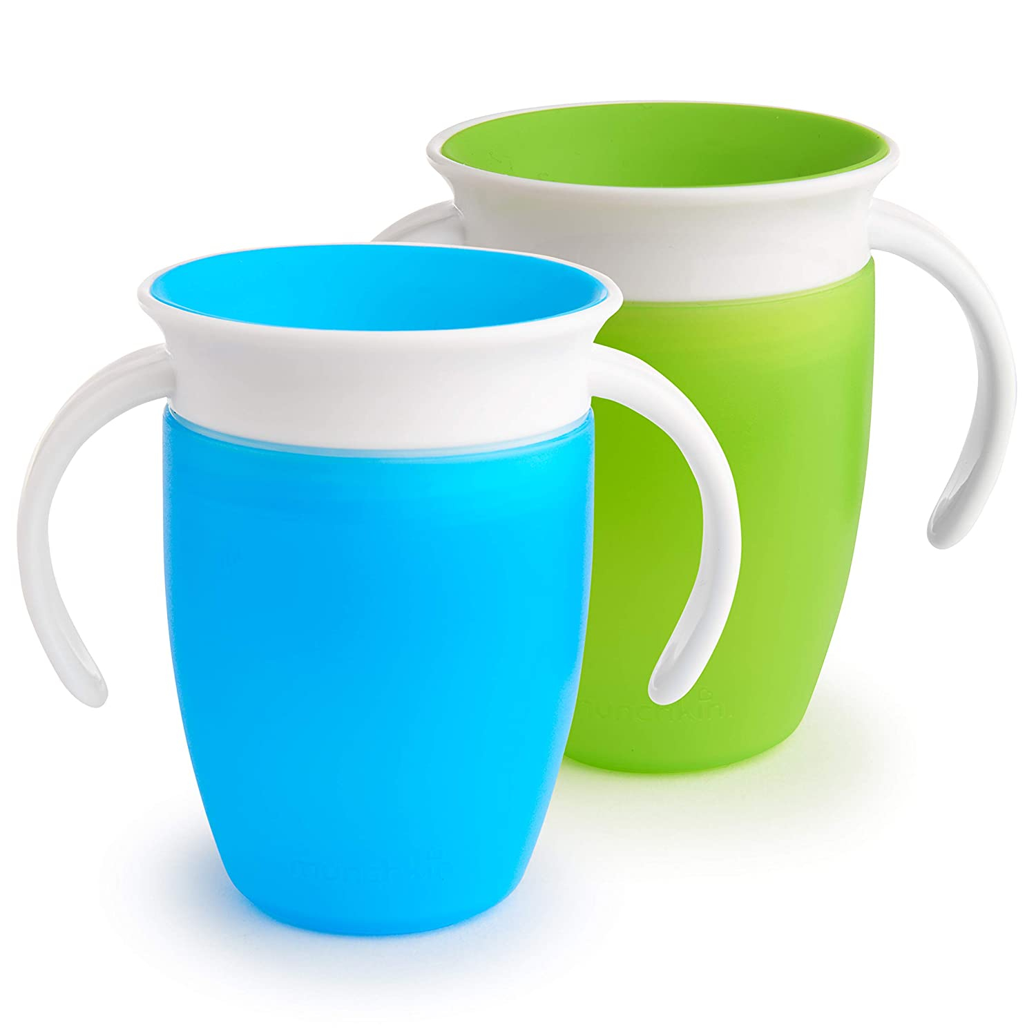 Foto 2 pulgar | Venta Internacional - Munchkin Miracle 360 ​​trainer Cup, Verde/azul, 7 Oz, 2 Recuento