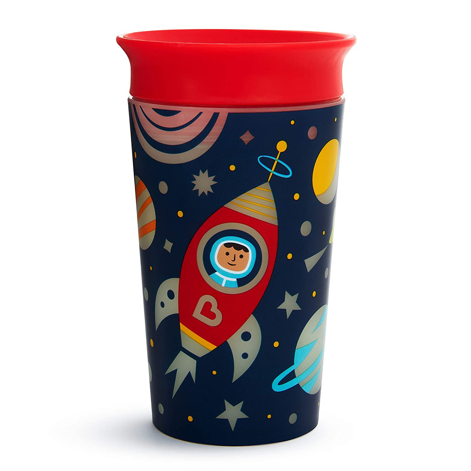 Foto 2 pulgar | Venta Internacional - Munchkin Miracle 360 ​​grados Glow In The Dark Sippy Cup, 9 Oz, Astronauta, Rojo