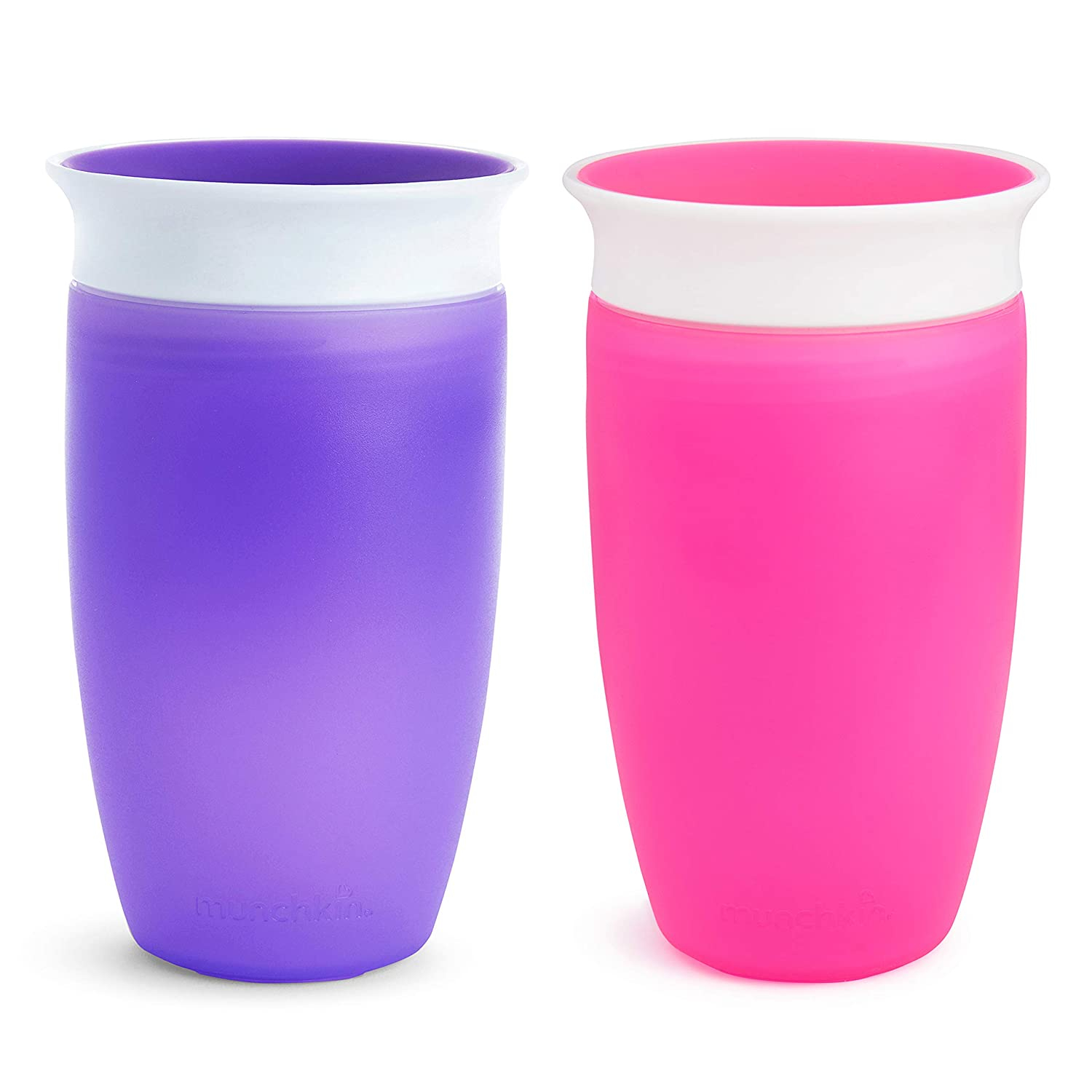 Foto 2 pulgar | Venta Internacional - Munchkin Miracle 360 ​​sippy Cup, Pink/purple, 10 Oz, 2 Recuentos