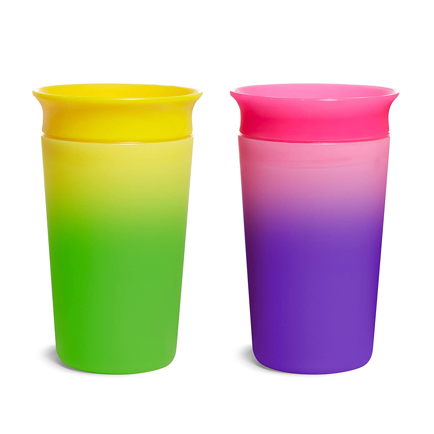 Foto 2 pulgar | Venta Internacional - Munchkin Miracle 360 ​​cambio De Color Cupy Cup, 9 Oz, 2 Paquete, Rosa/amarillo